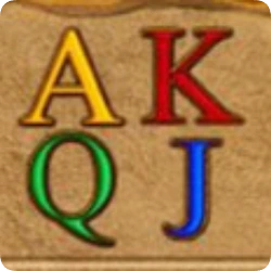 Eye of Horus A K Q J card symbols