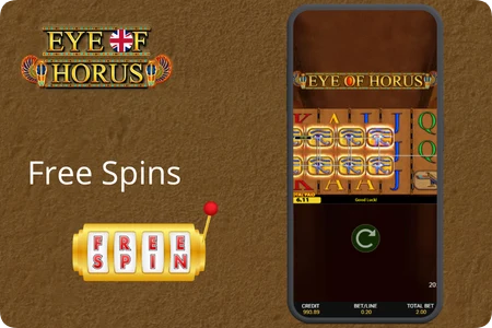 Eye of Horus Free Spins and expanding symbols